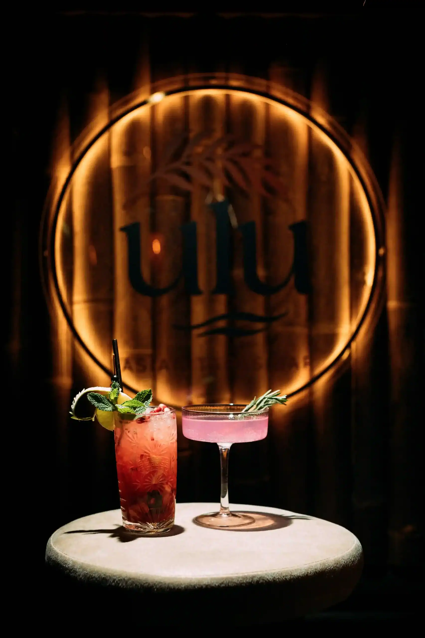 Drinks tijdens een entertainmentavond bij ULU Bar Utrecht