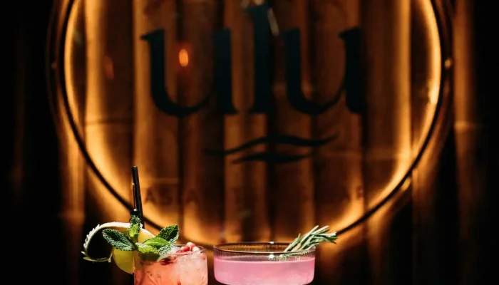 Cocktails at ULU Bar, one of the best bars in Utrecht with live music]