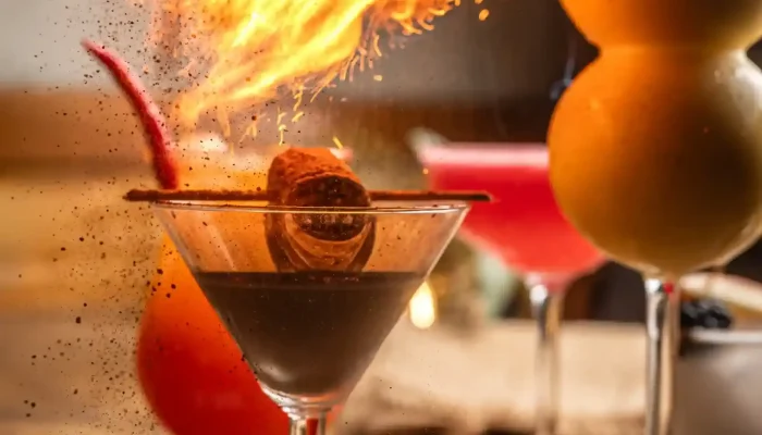 Signature cocktail at ULU Bar, a popular cocktail bar in Utrecht Centrum ]